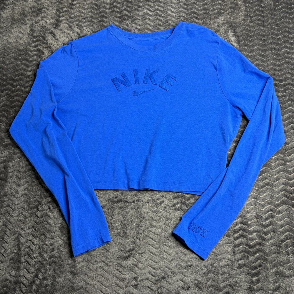 Nike Sportswear Chill Knit Women's Slim Long-Sleeve Cropped Top size XL